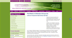 Desktop Screenshot of chittendenchiropractic.com